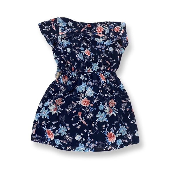 Blue Flower Mini Dress - Picture 3 of 3